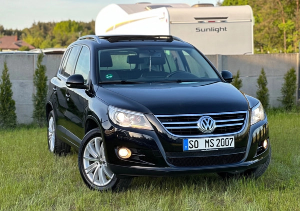 Volkswagen Tiguan cena 39900 przebieg: 219000, rok produkcji 2009 z Mrągowo małe 742